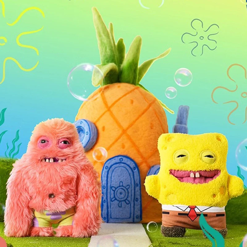 Original Fuggler Plush Toys Funny Ugly Teeth Monster Beach Resort Series Plushies Squirm Crazy Rabbit Stuffed Peluche Doll Gifts