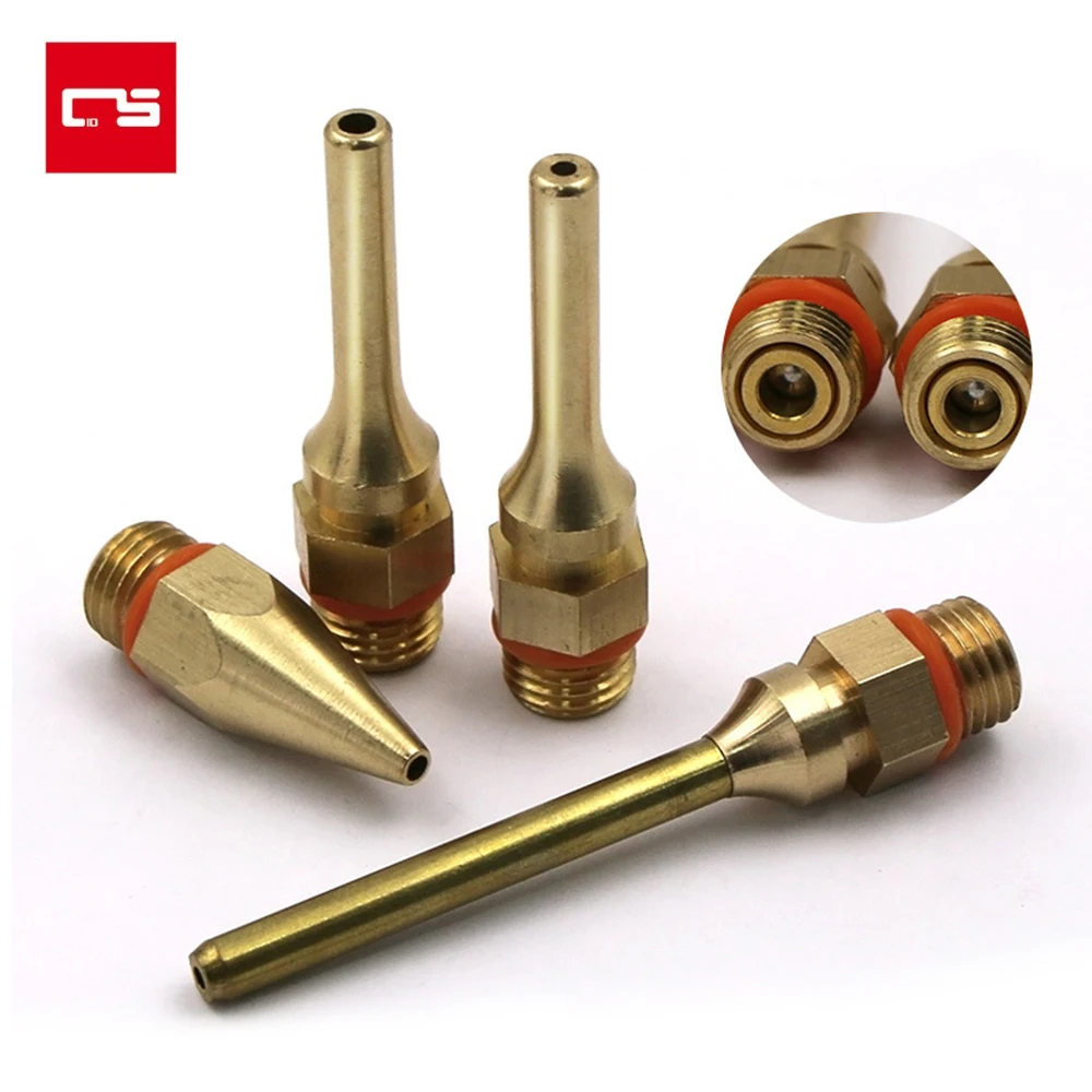 Heat Melt Glue Gun Nozzles Power Tool Brass Accessories Adhesive Tool Mouth 34x2.0mm 50x2.0mm 50x3.0mm 70x2.0mm Nozzles