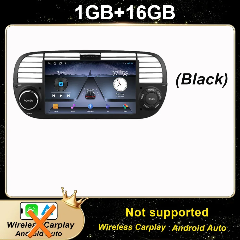 Android Autoradio Radio Voor Fiat 500 2007-2015 Auto Multimidia Speler GPS Navigatie Carplay Auto Hoge Prestaties CPU GEEN 2DIN