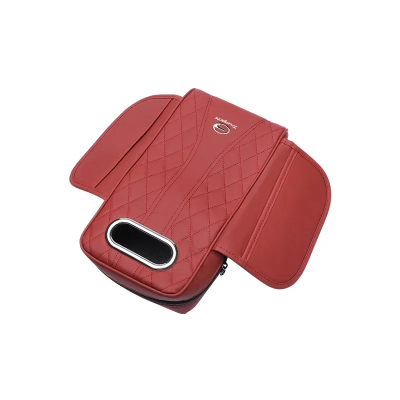 Car Armrest Box Cushion Universal Storage Bag Car Tissue Box Central Elbow Height Pad Multifunctional  Height and Width view 5