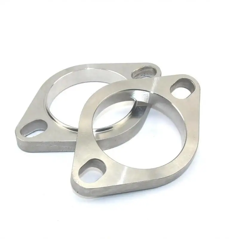 Universal Car Exhaust Muffler Stainless Steel Flange Accessory 2 Inch Durable Pipe Fitting for Vehicle Modifying Scene