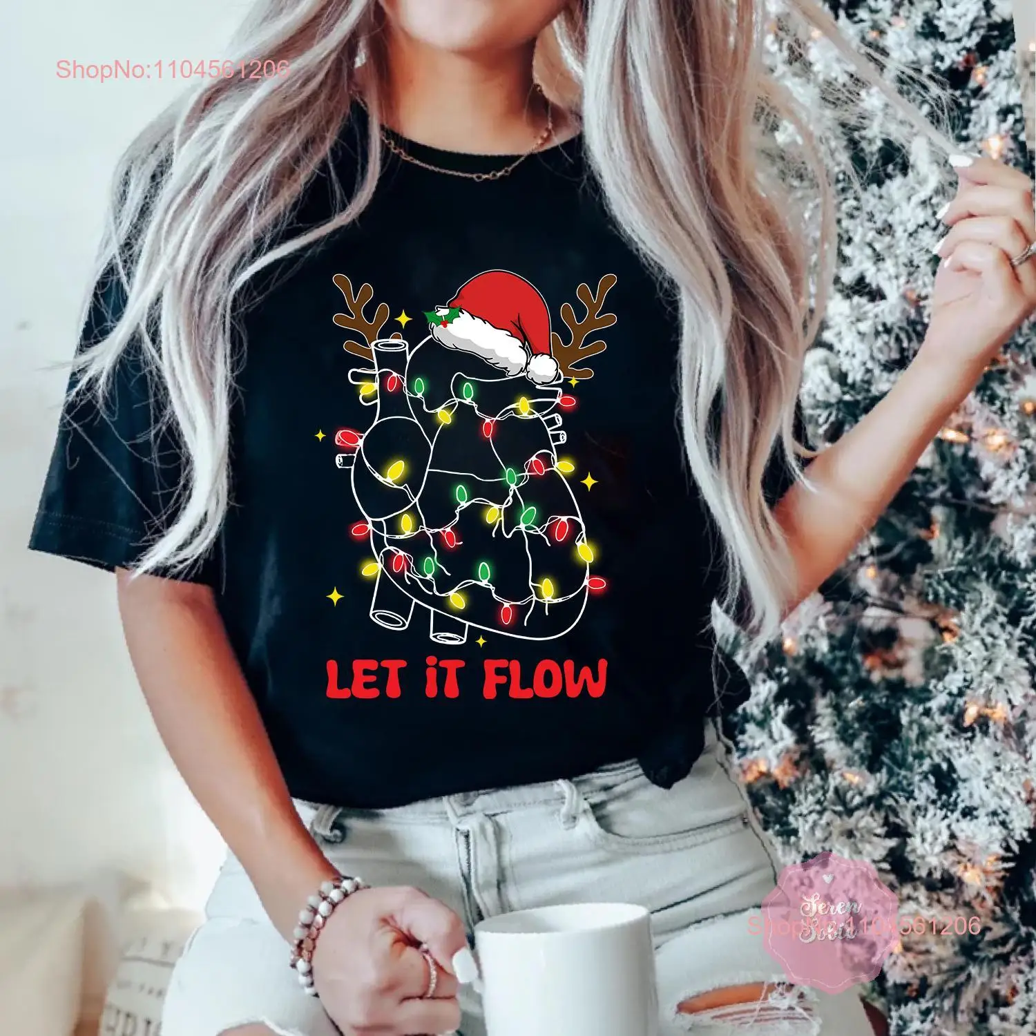 T-shirt d'anatomie cardiaque de noël, infirmière cardiaque, laboratoire de cath de noël, pull CCU, unité de soins CVICU Icu, cardiologie anatomique