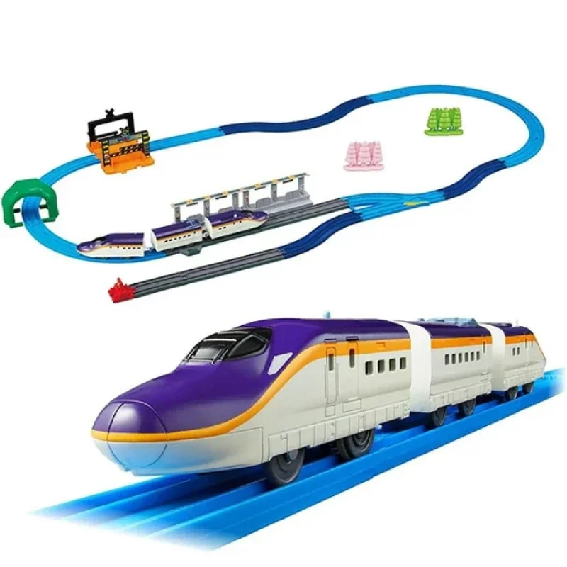 TAKARA TOMY Tomica Plarail New Best Selection 65th Anniversary The Shinkansen E8 Three Trains Set Xmas Gifts Toy for Boys