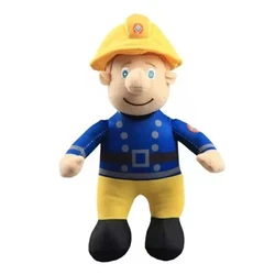 New Fireman Sam Plush Toy Firefighter Soft Stuffed Doll 25cm Figure Kids Xmas Gift