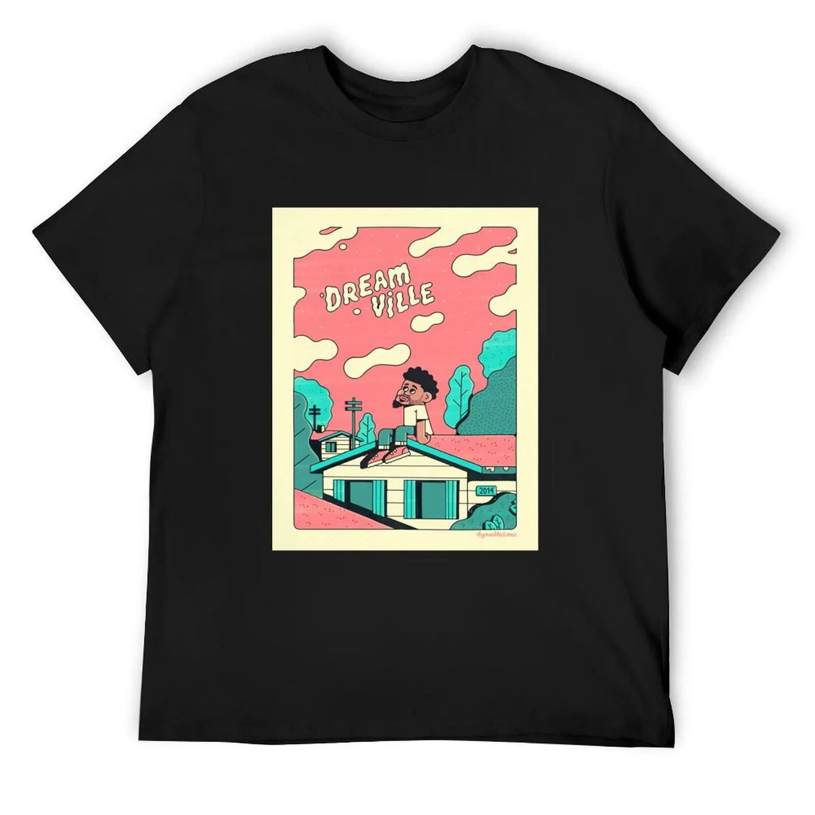 

j l Dreamville T-Shirt basketball graphic tees anime shirt cute clothes funny costumes clothes for men