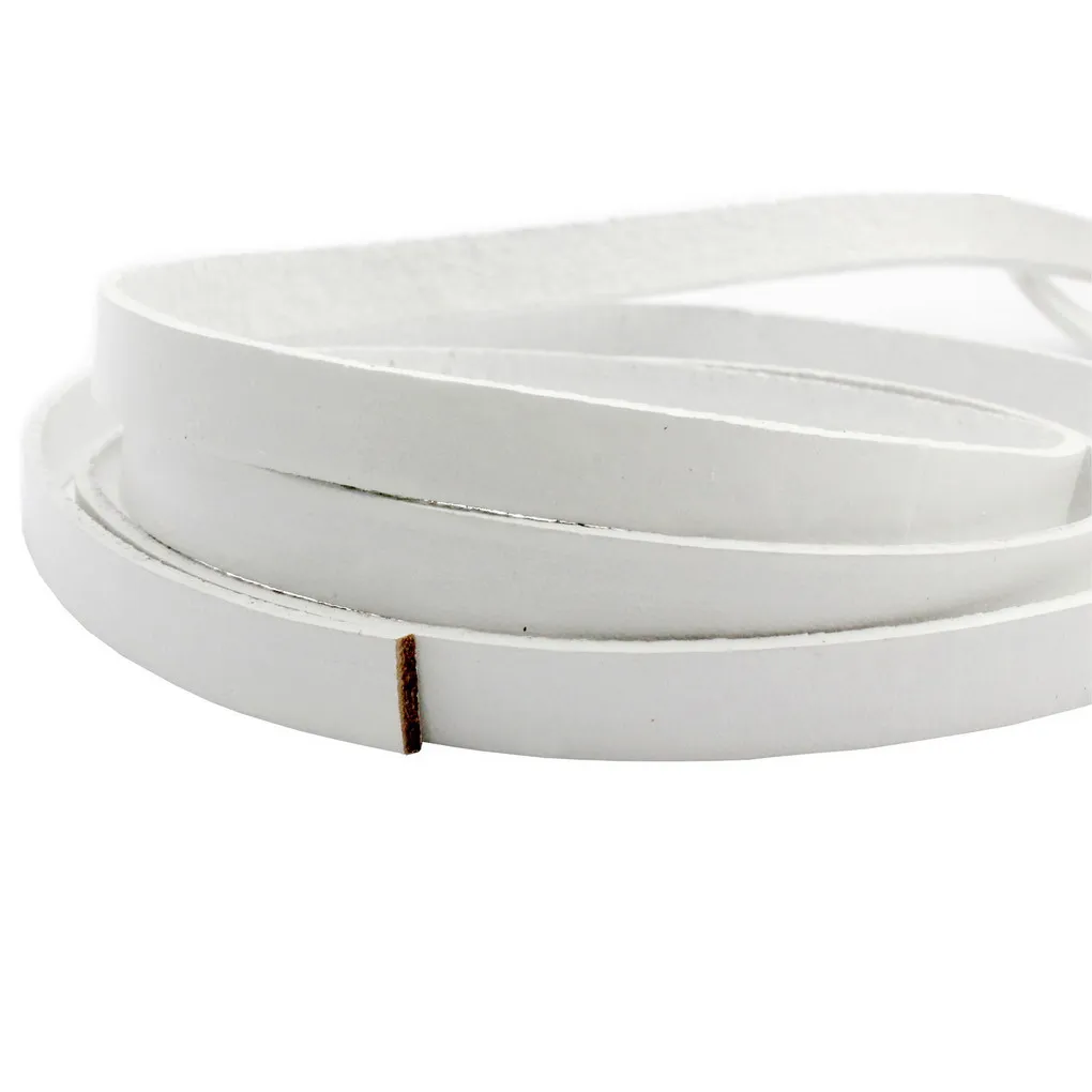 

10mmx2mm Flat Leather Band Bracelet Making Leather Craft 10mm Wide