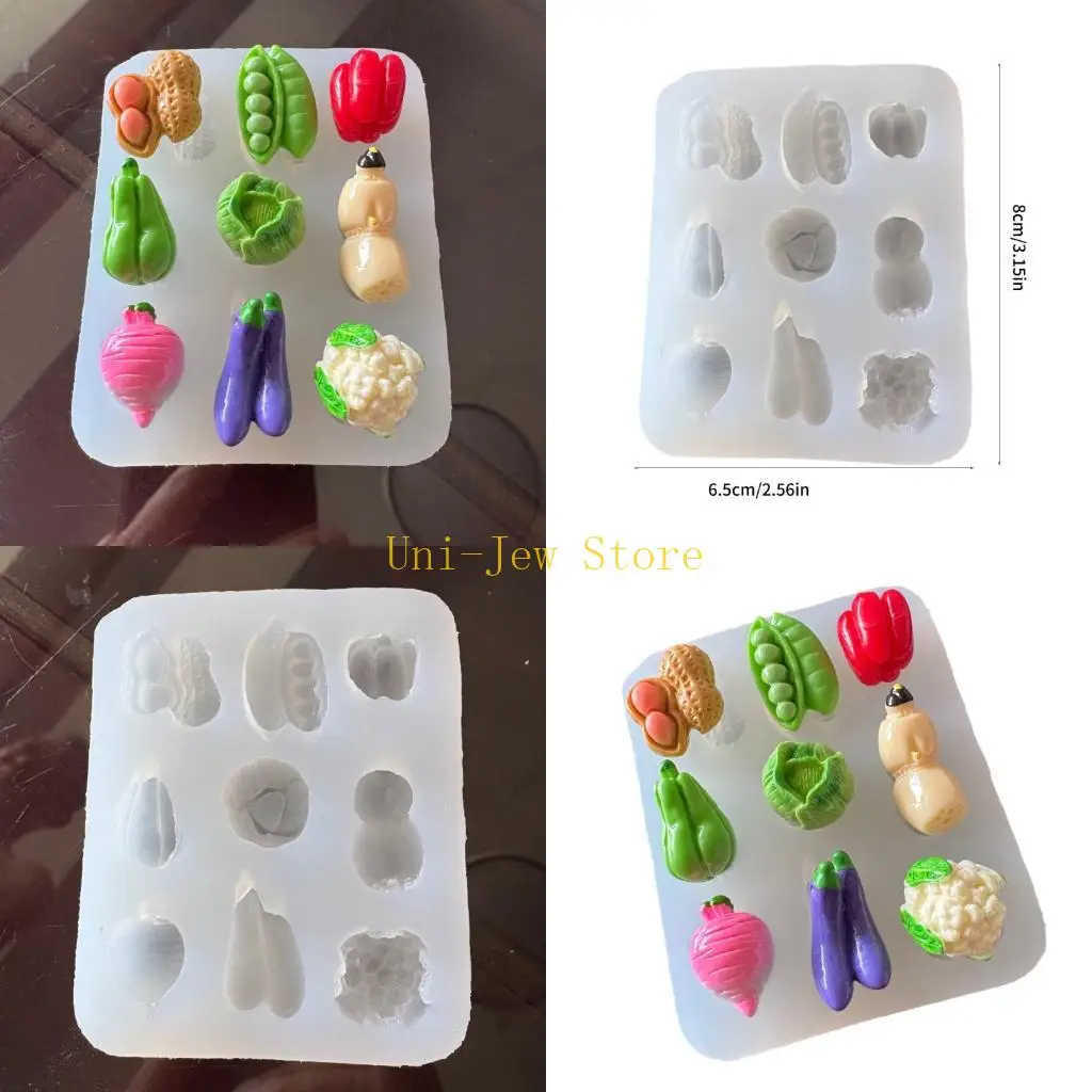 

40GB Artistic Fruit Vegetable Theme Hand-Making Molds Resin Crafting Mold