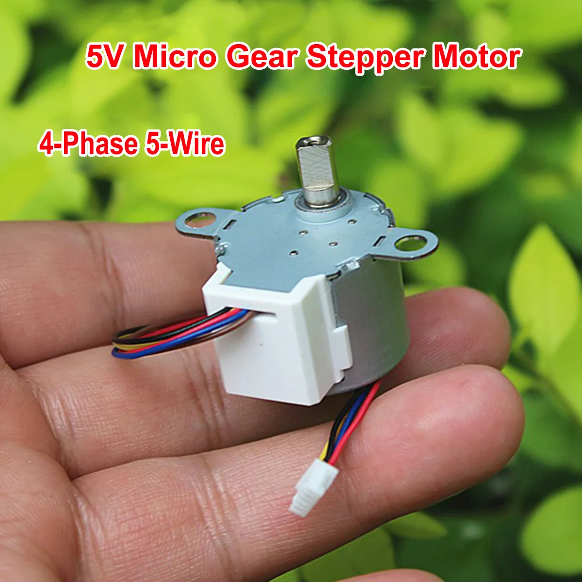 Mini 4-phase 5-wire Stepper Motor DC 5V 24BYJ Stepper Motor Small Deceleration Stepper Motor Gearbox with Wire