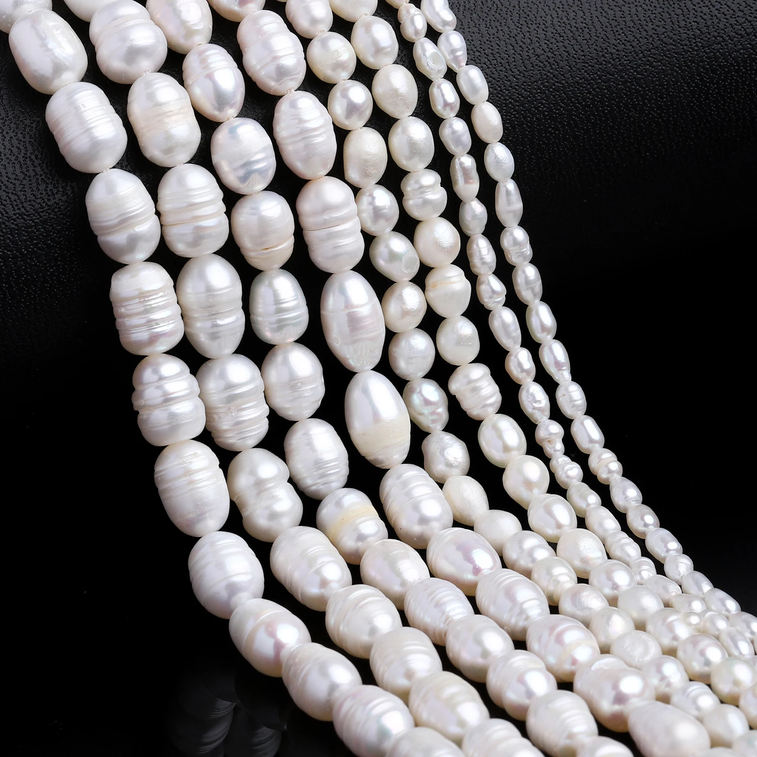 3-8 مللي متر غير النظامية البيضاوي الشكل لؤلؤ المياه العذبة الطبيعية حبة ل سوار ذاتي الصنع قلادة صنع المجوهرات إكسسوارات الحرف اليدوية الساحرة