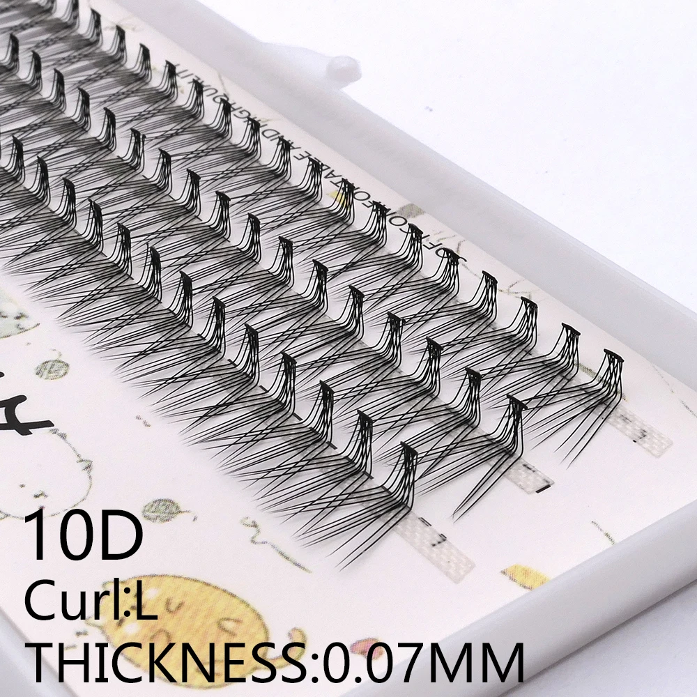 Eyelash Cluster 10D/20D L Curl 60 bundles/box Individual Eyelash Natural Eyelash extension Makeup Cluster Lashes Faux Mink