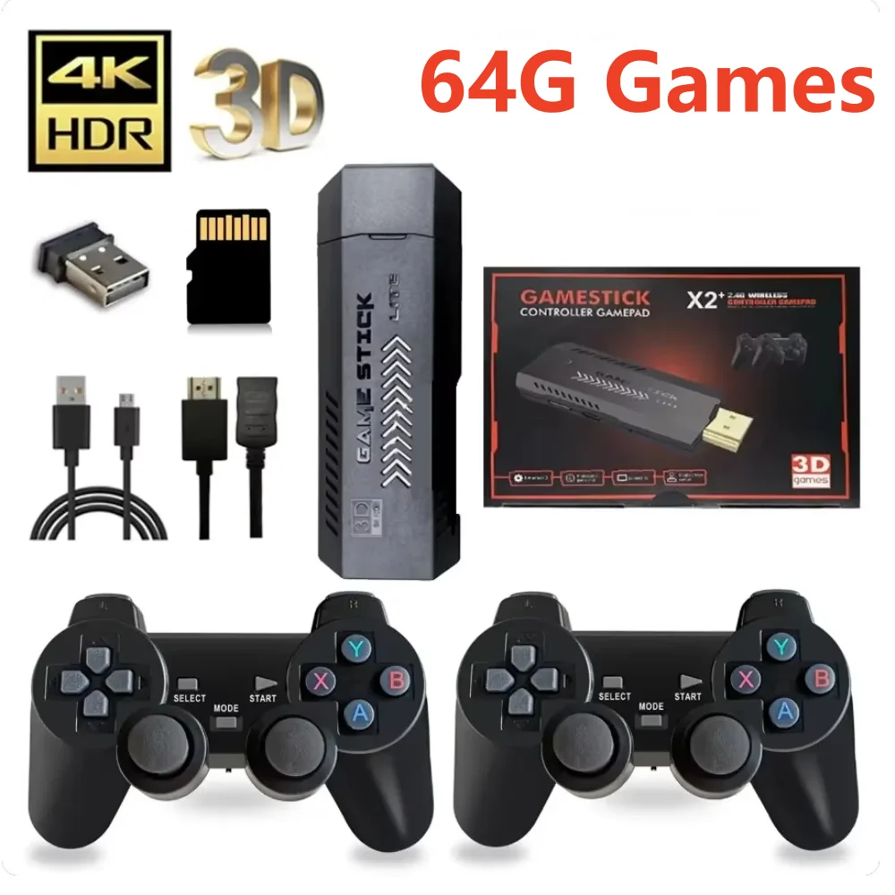 Retro Gaming Mister - Tragbare Spielkonsole mit 4K Ultra HD