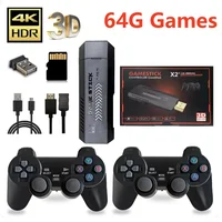 X2 Plus 64G Handheld Game Console – 4K Ultra HD Screen, 10,000+ Retro Games, Wireless HDMI TV Out, 50+ Emulators Gamepads