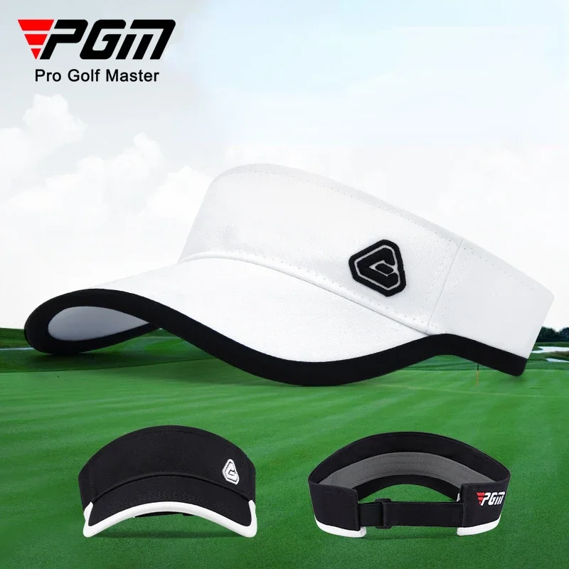 PGM Sombrero de golf para hombres y mujeres Sin sombrero de copa Visera para el sol Forro absorbente de sudor Tamaño ajustable MZ027