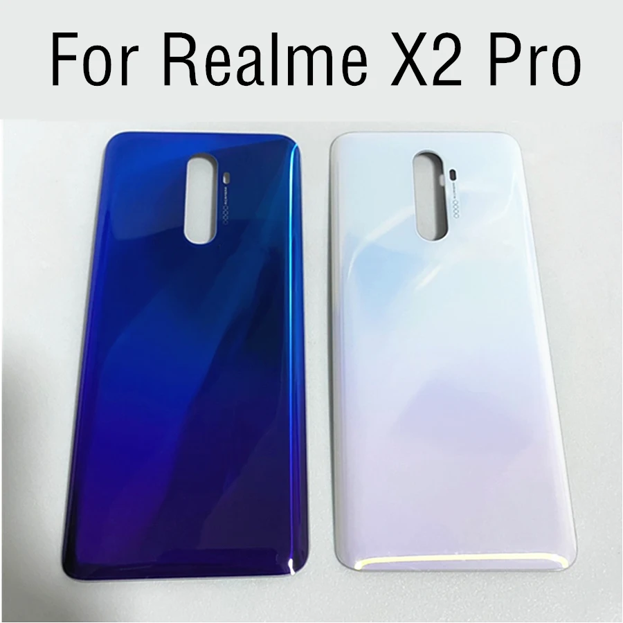 

6.5 Inch For Oppo Realme X2 Pro X2Pro Back Battery Cover Door Housing Case+Rear Glass Camera Lens For Realme X2 Pro Back Cover