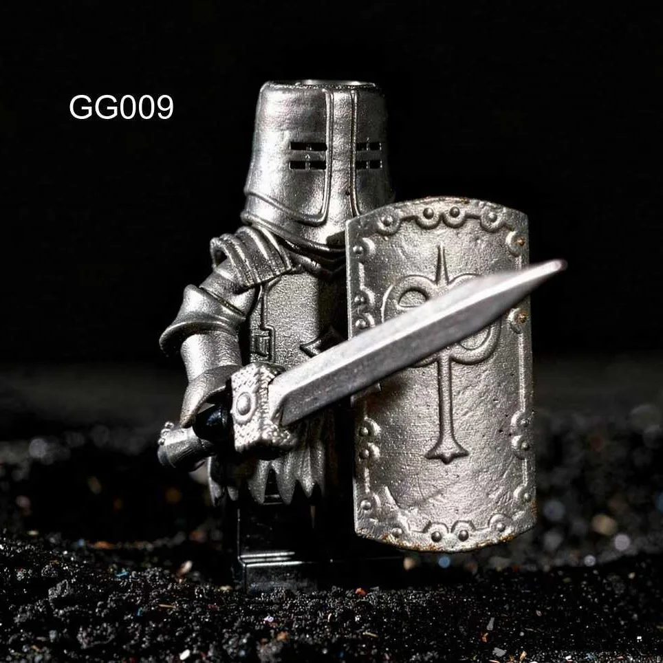 GG009 GG010 Paladins Knights Warriors Building Blocks Anime Games Armored Soldier Action Figure Accessories Model Toy Gift