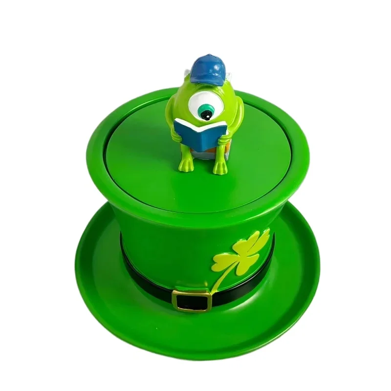 Disney Mike Monsters University Hat Design Ceramic Storage Tank Action Figure Cartoon Toy Canister Kids Brithday Christmas Gifts