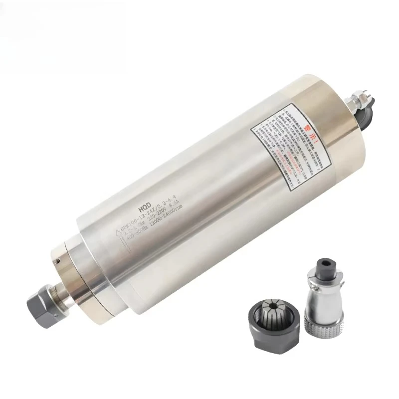 HQD Constant Power GDK100-12-24Z/2.2-4.4 Water-Cooled Spindle 2.2KW Engraving Machine Accessories