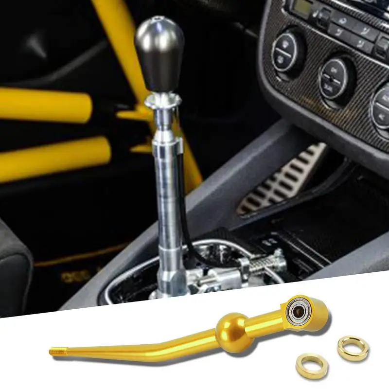 

Universal Racing Shift Lever Car Gear Single Bend Shifter Knob Manual Automatic Transmission Gear For Car Interior Accessories