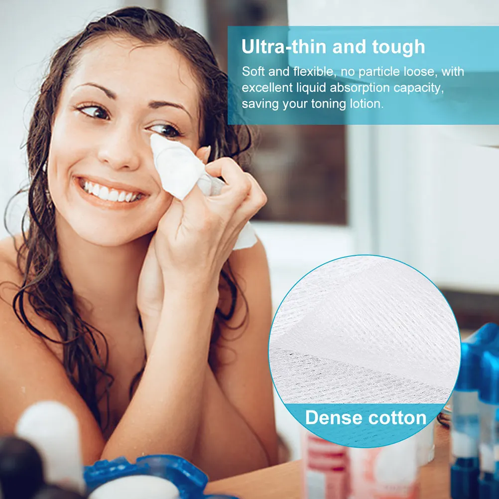 300 個不織布フェイスクリーナーパッド安全長期使用クイック無痛クリーンフェイスクリーナーパッドメイクアップクリーニングツール