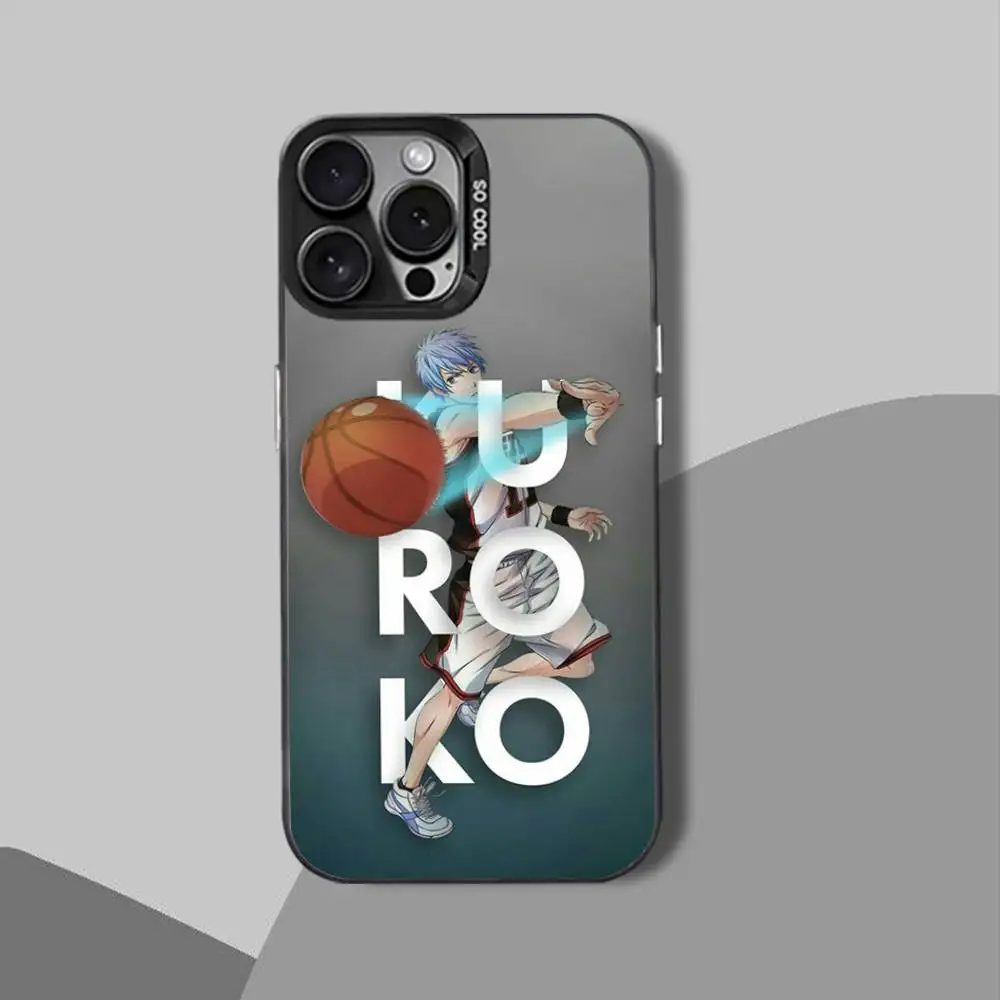 Capa de telefone legal K-Kuroko's BasketballS para iPhone 12,16,11,14,13,17,15,E,Max,Plus,Air,Pro,Mini preto à prova de choque IMD rígido