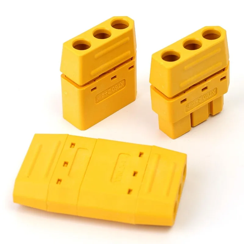 2+4 XT60 Signal Pin Connector High Current Lithium Battery Plug Male Female Terminal Welding Wire Connector Supplies 1/20pcs
