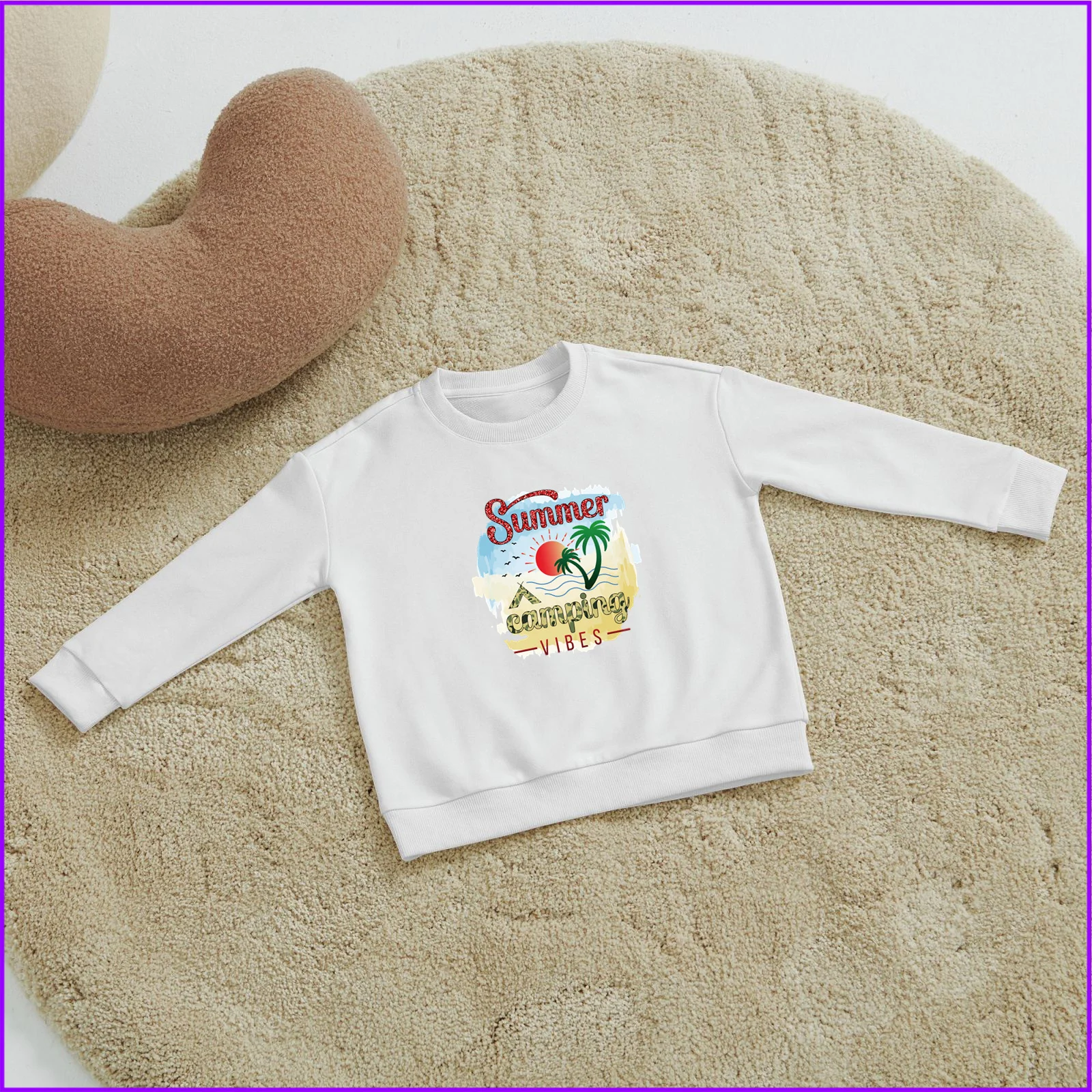 Summer Camping Vibes Sja1308 Kids Boys Girls Hoodies Sweatshirts Tops Teen Clothes Rainbow Friends High Nightmare Camisetas Kore