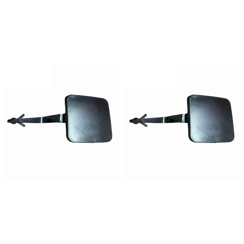 2X 7422P8 Car Front Bumper Tow Hook Cover Cap Towing Hole Lid Trailer Trim Cap For Peugeot 408 2010-2014