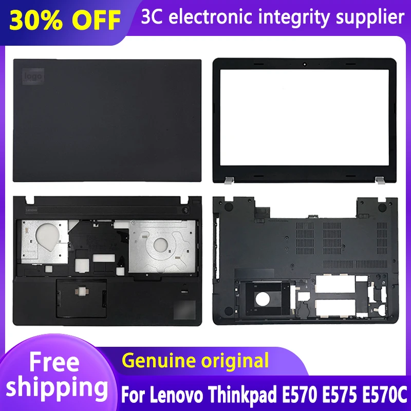 

NEW Laptop for Lenovo Thinkpad E570 E575 E570C LCD Back Cover Front Bezel Palmrest Bottom Case Top Housing AP11P000100 01EP120