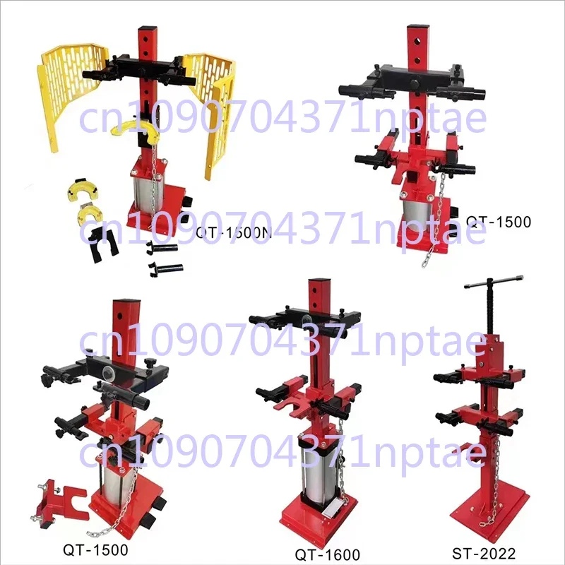 Pneumatic vertical shock absorber press machine Automobile shock absorber spring disassembly and assembly machine