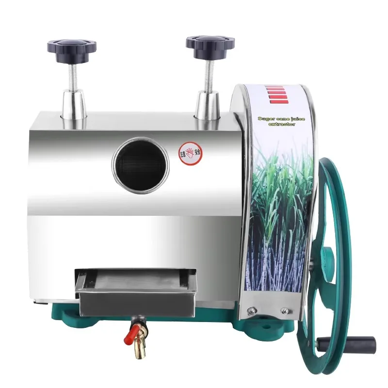 Casa comercial portátil tipo manual mini pequena escala suco de cana de açúcar fazendo máquina extratora de espremedor para venda