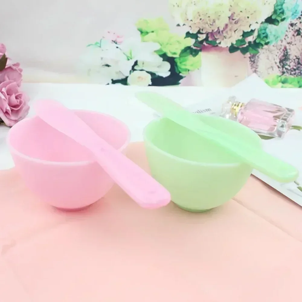 5Pcs DIY Silicone Mask Bowl Set for Mask Mixing Makeup Brush Bowl Set Beauty Supplies Facial Skin Care Mask Mixing Makeup Tools