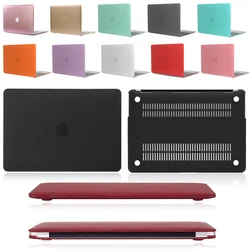 Funda de Color puro para portátil Apple Macbook Air 13 A1932 Touch ID/Pro 15 A1286 CD-ROM/13 A1425 A1502 Retina/Macbook blanco A1342