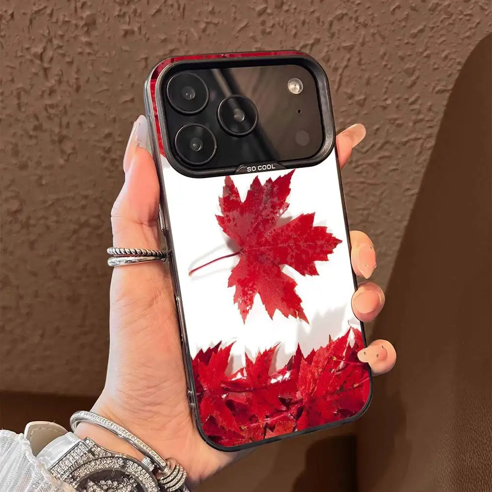Capa de telefone de viagem com bandeira do passaporte do Canadá para iPhone 17,16,15,14,13,12,11, Pro, Max, Plus, E, Air, Mini capa preta de Tpu
