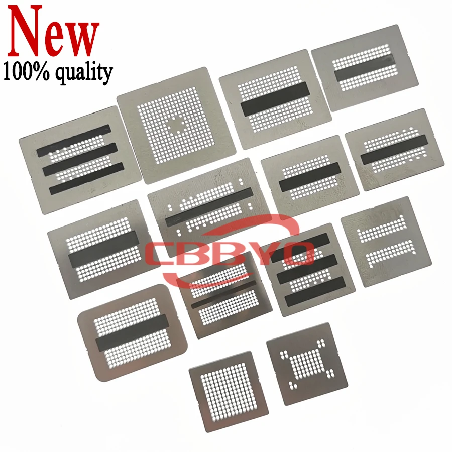 15pcs/lot Full Set BGA Reballing Stencil Dedicate Kit For DDR DDR2 DDR2-2 DDR2-3 DDR3-2 DDR3-3 DDR5 DDR6 DDR7