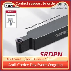 External Turning Tool SRDPN SRDPN1212 SRDPN1616 SRDPN2020 SRDPN2525 SRDPN3232 Cutter Bar CNC Lathe Bar Turning Holder