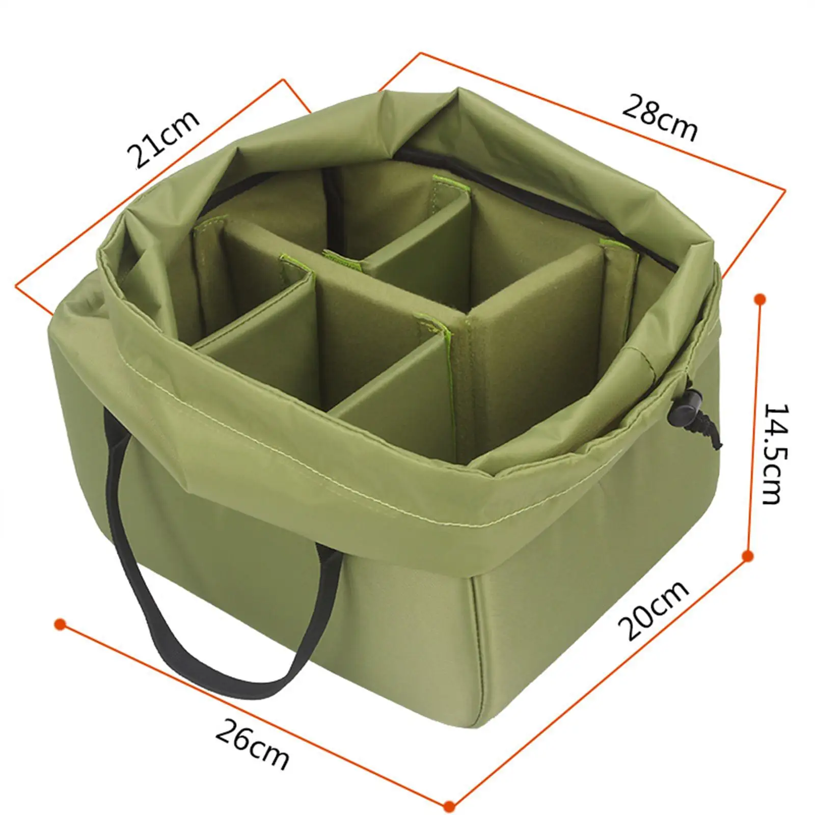 Bolsa de inserción para cámara, bolsa interior para cámara, práctica bolsa con cordón, impermeable exterior