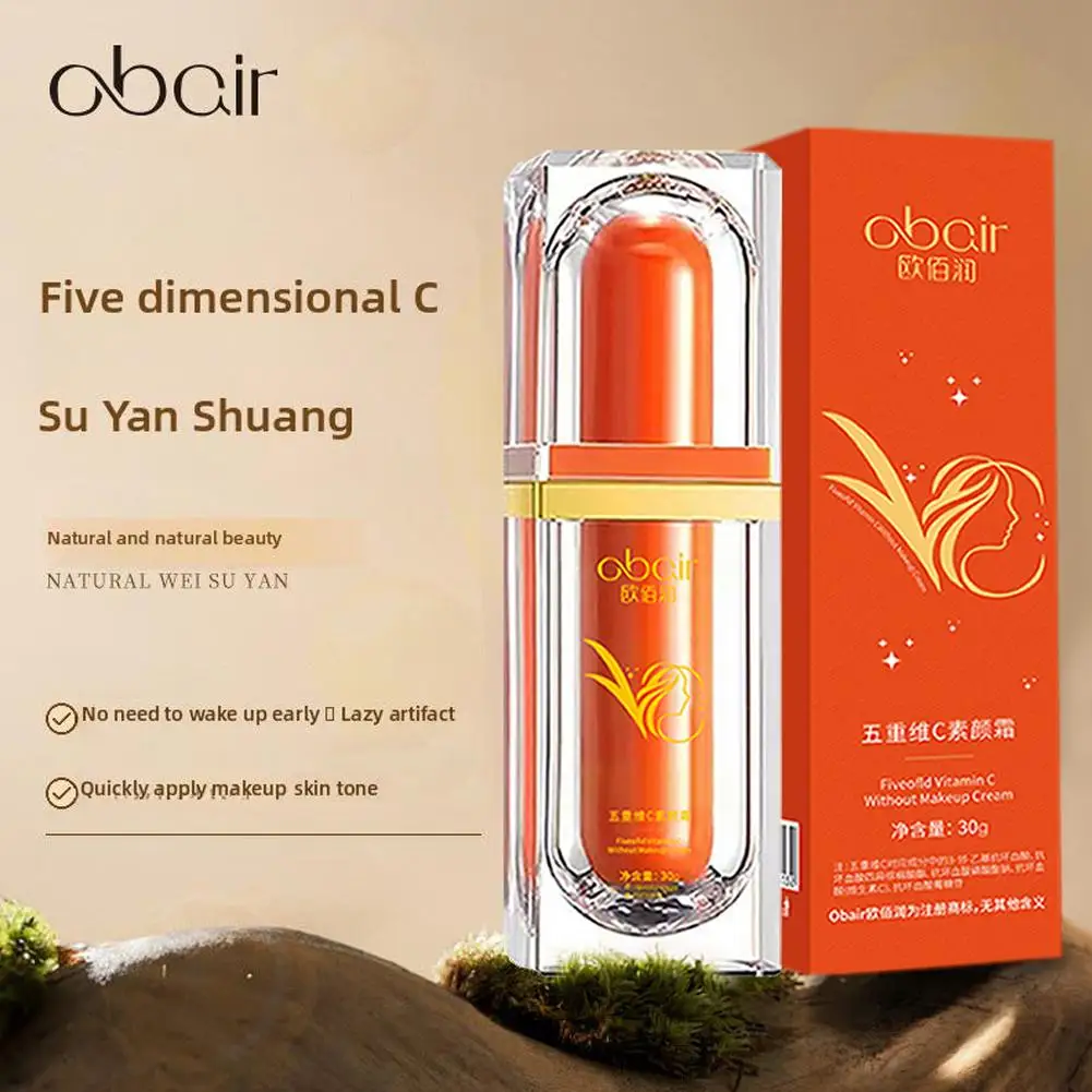 ครีมวิตามินซีครีมบํารุงผิวหน้า Light Moisturizing,VC Care ผิว Breathable Brightening Water BLOCK ครีมผิวครีม K2r9