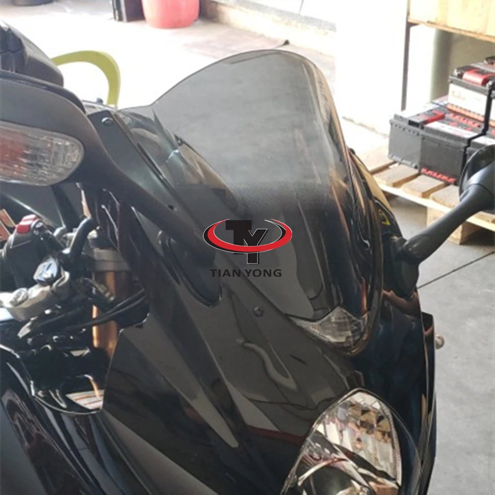 For Suzuki GSXR1000 GSXR 1000 K7 Motorcycle Double Bubble Windscreen Windshield Shield Screen 2007 2008