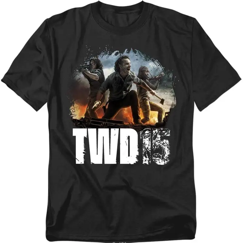 The Walking Dead Group Action Pose T-Shirt