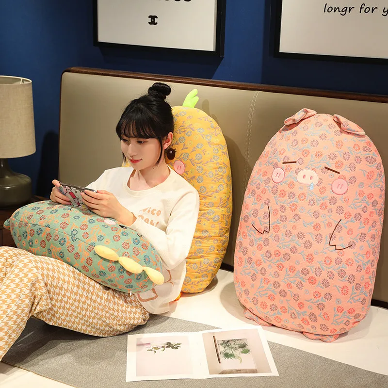 漫画アニマ豚ひよこ恐竜犬ぬいぐるみおもちゃぬいぐるみソフトロングスリープ枕人形クッション女の子ギフト