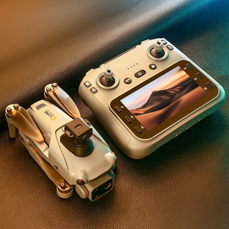

S119 drone with 4.5-inch screen control relay digital image transmission GPS return high-definition aerial photography