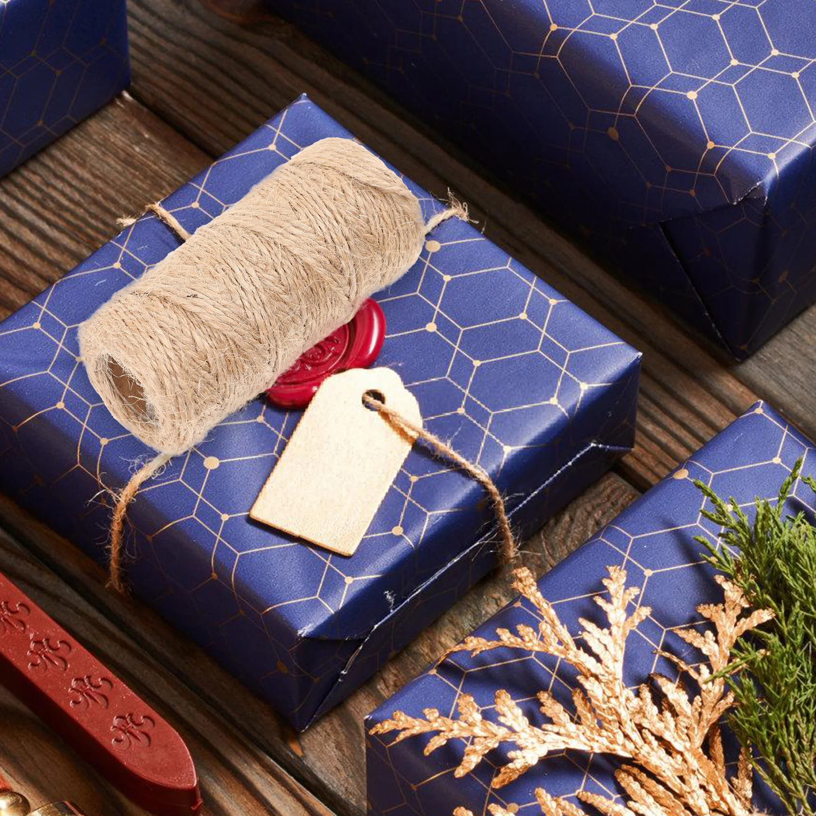 

Natural Jute Twine Heavy Duty Garden Twine for Crafts Gifts Packaging DIY Decorative Cord Binding Rope Craft DIY Rope