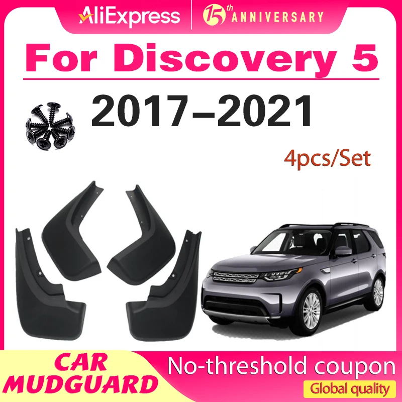 

For Land Rover Discovery 5 LR5 L462 2017-2021 Mudguards With Tow Strap Mudflaps Fender Liner Mud Flap Splash Guards Auto Parts