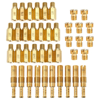 40PCS Carburetor Main Jet Slow Pilot Jet for PWK CVK PE Keihin OKO KOSO with 125cc 150cc 200cc 250cc GY6 Motor Carb Kits Replace