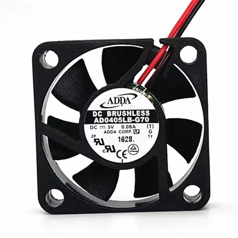 

HJY 1PCS ADDA AD0405LB-G70 DC5V 0.08A 4010 2-wire cooling fan 4cm