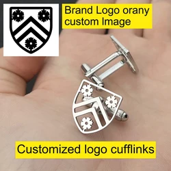Customized Patterned Cufflinks, Stainless Steel Cufflinks, Suit Fashion Jewelry, Wedding Gifts, Men's Dad Gifts
