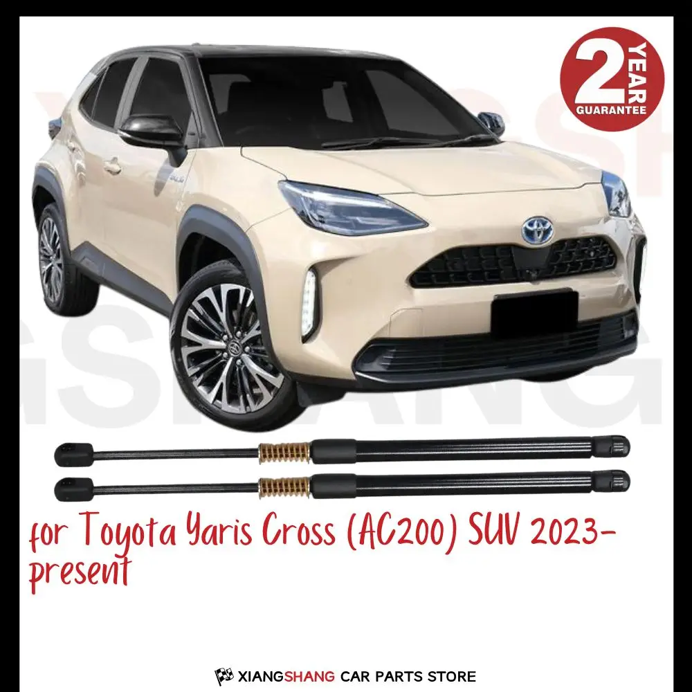 

2pcs Rear Damper for for Toyota Yaris Cross (AC200) SUV 2023-present WITH SPRING Trunk Boot Gas Charged Gas Struts