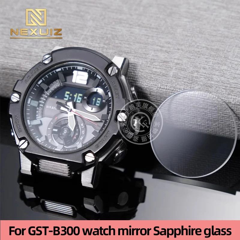 35.5X2.5mm Watch Glass Mirror For Casio G-SHOCK MTG-B3000 GST-B300 Flat glass Sapphire Glass Watch Accessories