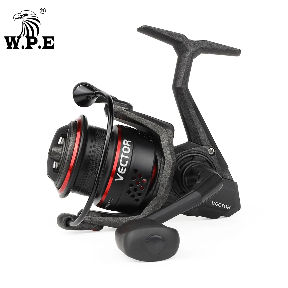 W.P.E VECTOR Spinning Fishing Reel 3000 4000 High Speed Gear Ratio 5.1:1 7+1 BBs Feeder Fishing Wheel Fishing Tackle Pesca