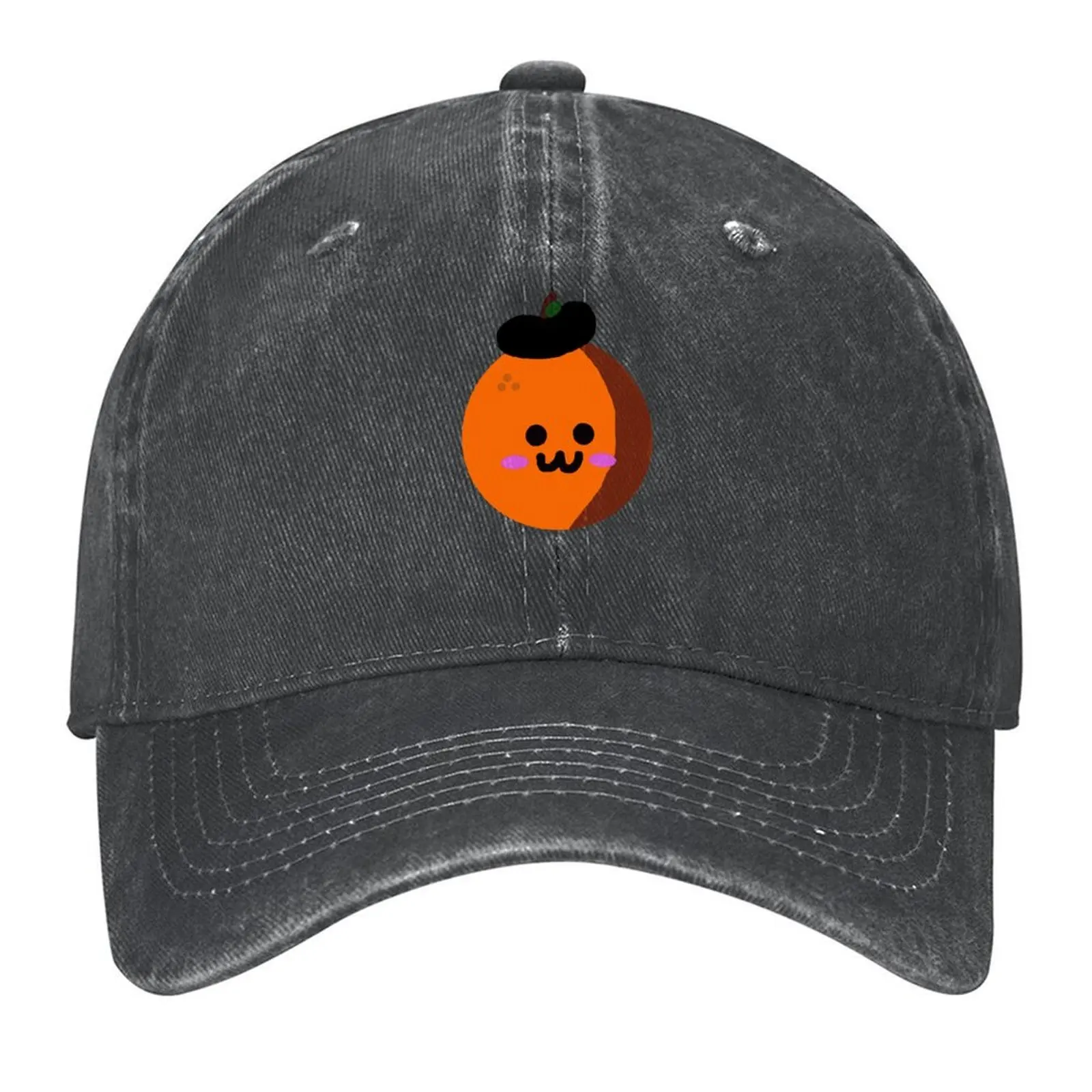 

French Orange Baseball Cap Brand Man cap black Fishing cap dad hat For Girls Men's